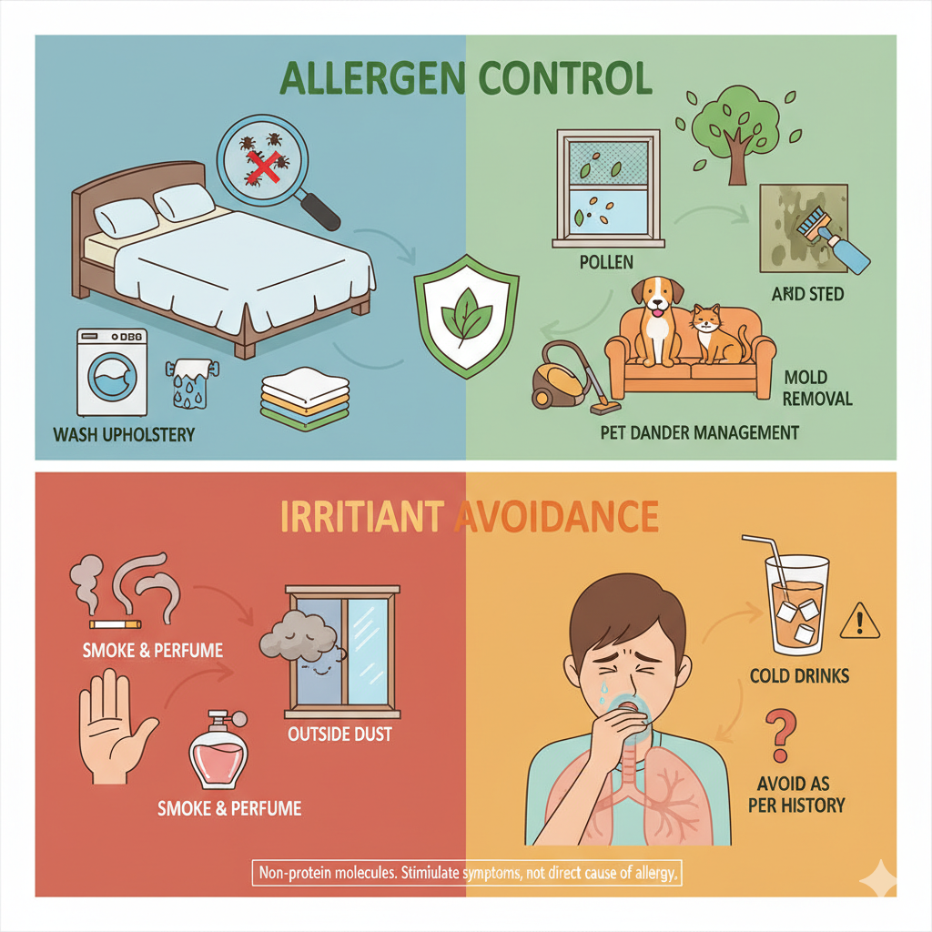 Environmental control for allergens